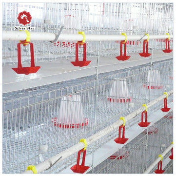 A-Type Broiler Battery Cage System for Poultry Farm Hot-Dip Galvanized A-Type Broiler Cage Manufacturer
