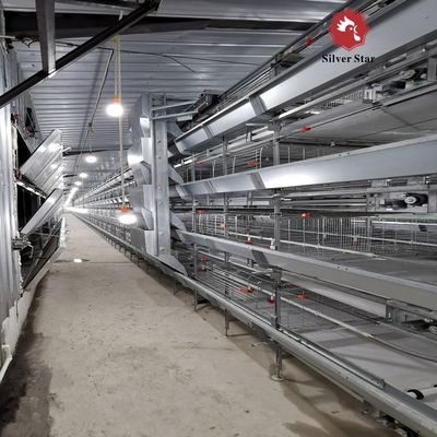 4Tiers Broiler Chicken Cages Battery Cage for 4Tiers Baby Chick Cage Poultry Farming Equipment Automatic System
